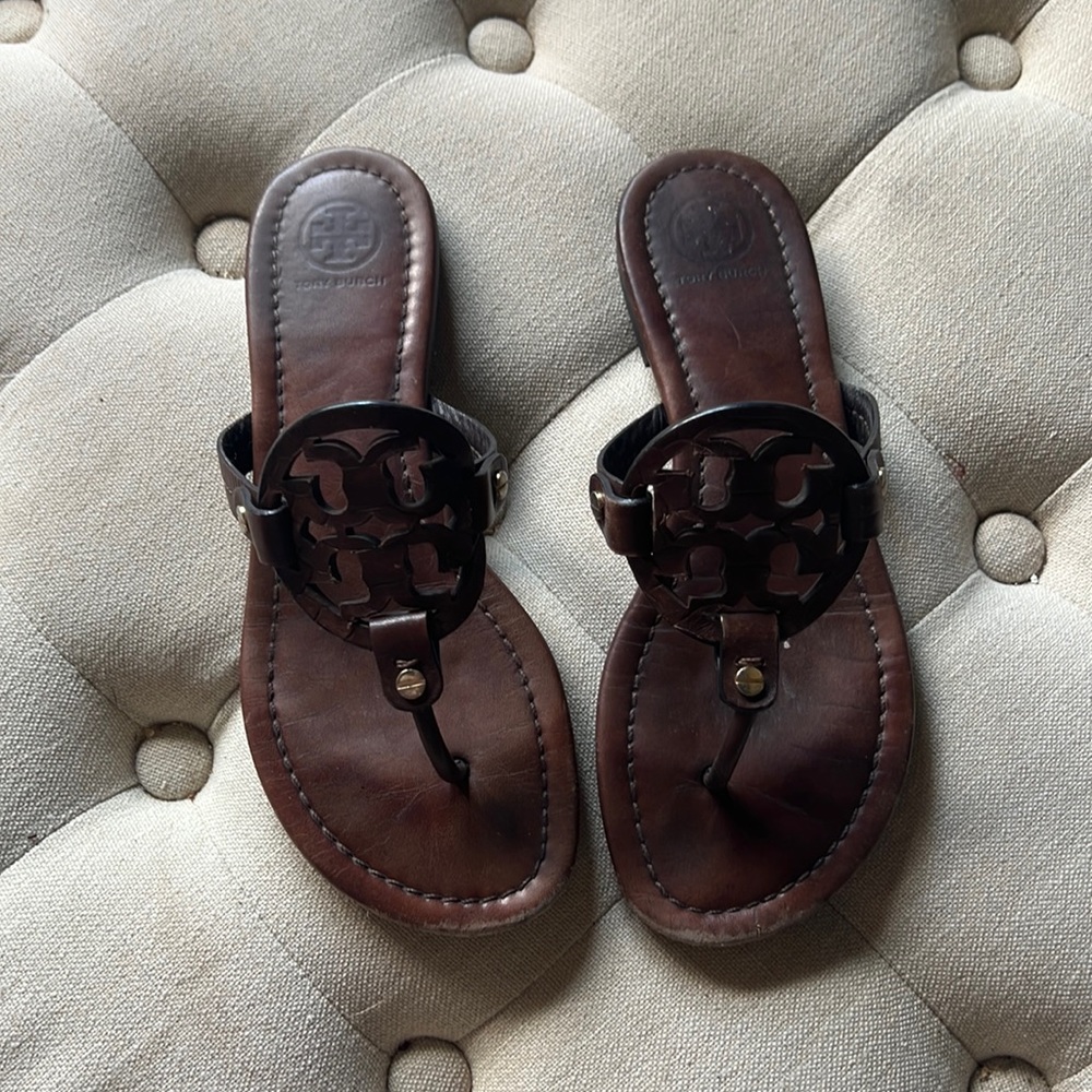 COPY - Tory Burch Miller Sandal in Chocolate